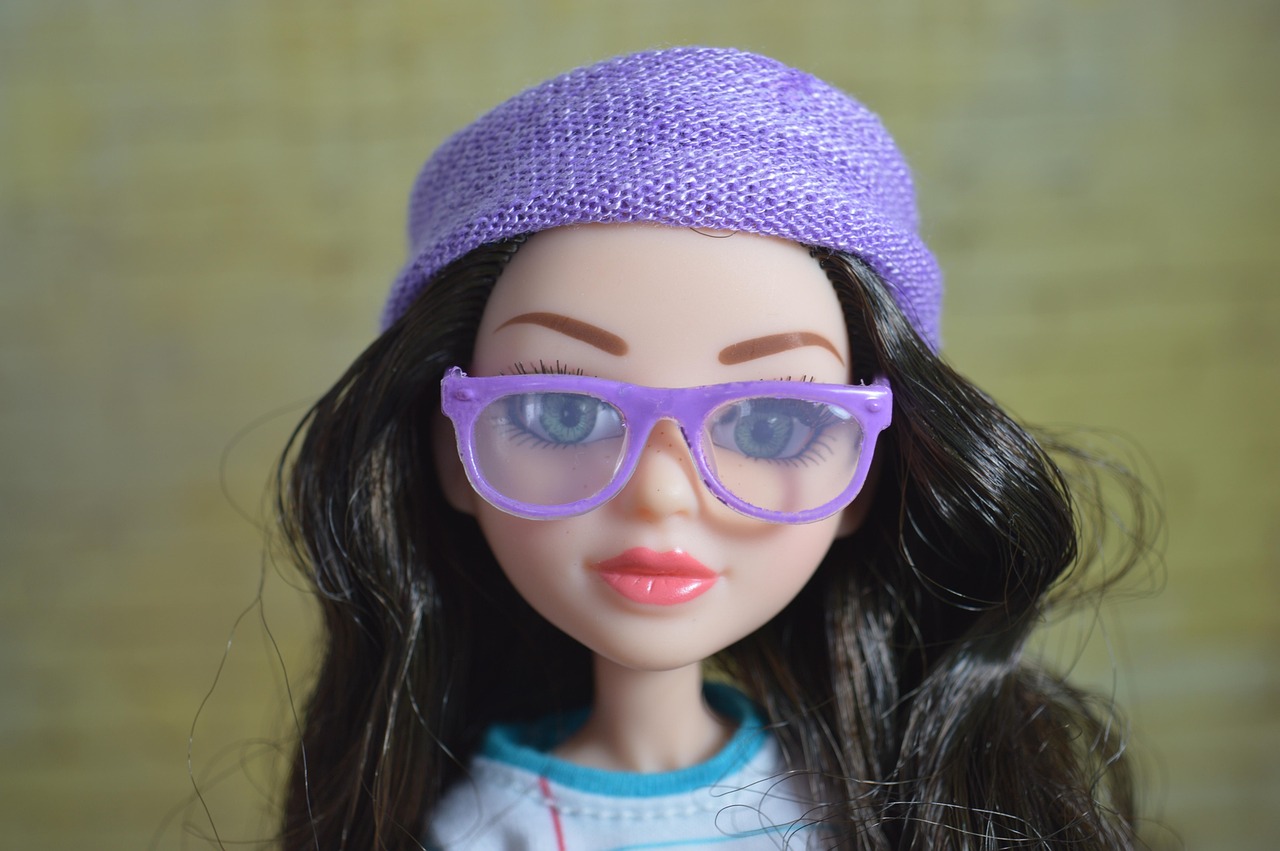 face, doll, glasses, eyewear, brunette, avatar, head, portrait, toy, girl, female, hair, avatar, avatar, avatar, avatar, avatar